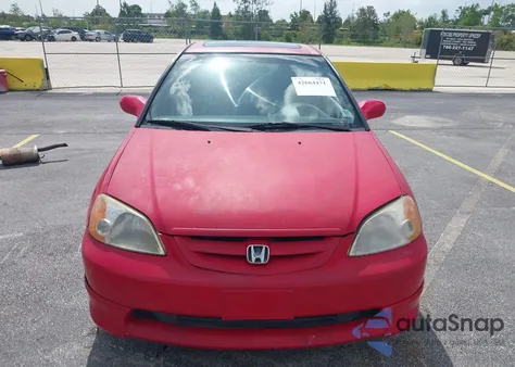 2001 Honda Civic Ex из США, поврежденный, VIN 1HGEM22991L082149